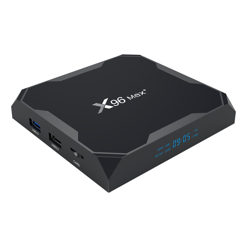 X96 MAX Amlogic S905X3 Quad Core Android 9.0 Bluetooth TV Box WiFi Media Player 4 64GB X96 MAX Amlogic S905X3 Quad Core Android 9.0 Bluetooth TV Box WiFi Media Player 4 64GB